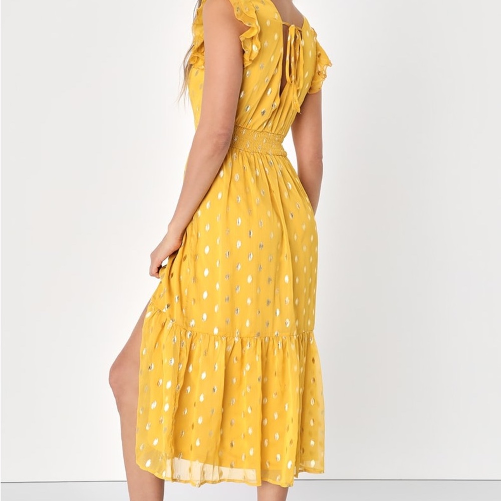 Lulu’s Sleeveless Ruffle Dress - Picture 3 of 6